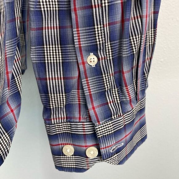 Pronto Uomo Button Down Dress Shirt Size L - Picture 8 of 9